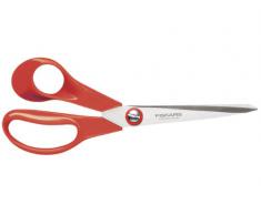 Fiskars Tijeras universales para zurdos, Longitud: 21 cm, Acero de calidad/Plástico, Classic, 1000814