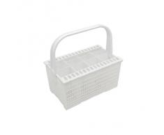 Zanussi - Cubertero para lavavajillas con asa y soporte para cuchillos, color blanco