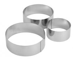 Talleres Ilsa - Molde De Emplatar Acero Inoxidable Redondo 10X4,5