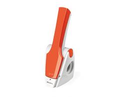 Ariete 447 Rallador Eléctrico Resistente al Agua, 120 W, acero inoxidable, Blanco y naranja