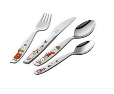 Zwilling Princess Emilie - Juego cubertería Infantil 4 Piezas con Esmalte, en Acero Inoxidable 18/10