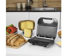 Cecotec Rock’nToast Square. Sandwichera con Placas de Plancha Grill, Revestimi, Superficie