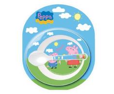 SET MICRO BABY 2 PCS. (CUENCO Y CUCHARA) PEPPA PIG