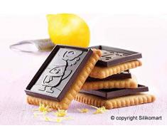 Silikomart M273800 - Molde silicona para galletas cookie choc snowman