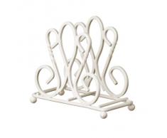 Premier Housewares Lis - Servilletero, color crema