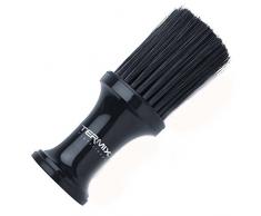Termix Cepillo de talco profesional color negro y fibras negras. Cepillo con fibras suaves para trabajar con máxima limpieza