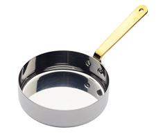 Master Class Professional Mini sartén para servir de acero inoxidable en miniatura, 10 cm (4 )