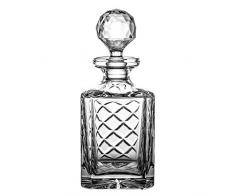 Cryst aljulia 7765 Whisky Jarra plomo, handgeschliffen, Patrón De Cuadros con el grabado, 0,75 l
