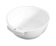 Curver Papelera 00543-100-01 colador con asas, 5,0 L, blanco