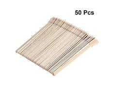 SUPVOX 50 Piezas de Madera, Palos de Cera para Las Cejas de la Cara, espátula, depilación (Color de Madera Original)