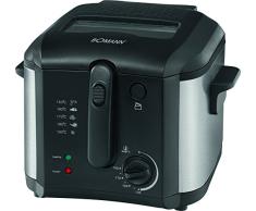Bomann FR 2253 CB Freidora compacta de 2,5 litros, 1600 w, Color, 2.5 litros, Plástico, Acero Inoxidable y Negro