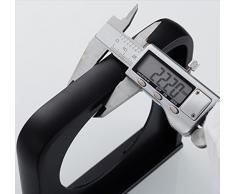 YAONAI Cepillo y Soporte para Inodoro Marco de fabricación de Aluminio Cuenco de cerámica Cepillo para Inodoro Las cerdas Gruesas Son Buenas para Eliminar Manchas,C