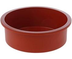 SFT180 Molde de Silicona Redondo, Color Terracota