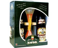 Estuche Pack 4 cervezas Kwak 33Cl. + Vaso Kwak