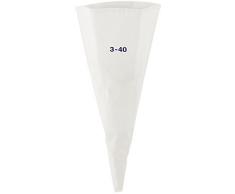 FM Professional Manga Pastelera Profesional ReposterÃ­a PastelerÃ­a para Glaseado, Crema, Pasteles, Tartas, bizcocho y Fondant, Bolsa Permanente Relleno Salado. AlgodÃ³n con Capa Poliuretano, 50cm, 1ud.