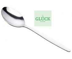 STMK - Juego de 24 cucharas de café (acero inoxidable, con pegatina de suerte)