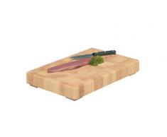 Zeller 24801 - Tabla de cortar, 42 x 27 x 5.5 centímetros, madera de caucho