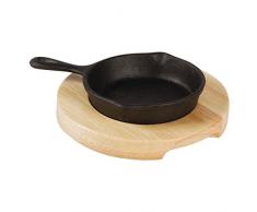 Olympia Mini redonda de hierro fundido cacerola 115 mm 26 x 160 x115 mm sartén utensilios de cocina comercial