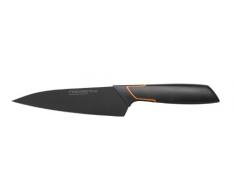 Fiskars Cuchillo de cocinero, Diseño moderno, Longitud total: 27 cm, Acero de calidad/Plástico, Edge, 1003095