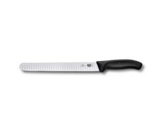 Victorinox Küchen Schinkenmesser Swissclassic Kullen Geschenksch Cuchillo, Acero Inoxidable, Negro, Medium