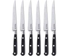 Richardson Sheffield Sabatier Trompette - Juego de 6 Cuchillos de Carne, Color Plateado