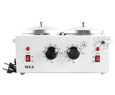 Doble Horno DepilacióN MáQuina De FundicióN De Cera 400 Ml * 2, Cera De Mano MáQuina De Cera Caliente, Belleza CalefaccióN MáQuina De Cera, 220V,Wax heater