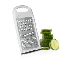Metaltex - Rallador Universal de Acero Inoxidable, Base Antideslizante