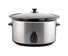 Olla eléctrica de cocción lenta 6,5 l Slow Cooker Crock Pot de cerámica 320 W