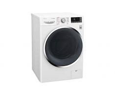 LG F4J8JH2WD lavadora Carga frontal Independiente Azul, Blanco A - Lavadora-secadora (Carga frontal, Independiente, Azul, Blanco, Izquierda, Giratorio, Tocar, LED)