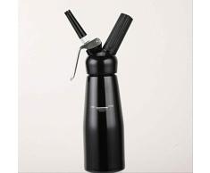 Sifon Cocina Espumas 2019 más nuevo caliente útil 500mL aluminio batido postre crema crema dispensador Whipper espuma Fabricante de espuma Negro