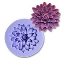 Allforhome - Molde de Silicona Diseño Flor de 5cm para Decoración de Tartas - Repostería Chocolate Cupcake