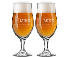 YourSurprise Vasos de Cerveza Personalizado - Vaso de Cerveza Grabado con Nombre... (2)