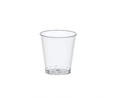 UNIDADES, 500 VASOS MINI SHORTINO AMARGO LIMONCELLO GRAPPA COPA DE PLÁSTICO DESECHABLES 40 ML
