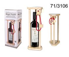 Out of the blue 71/3106 Soporte para Botellas, Madera, Pino, 12 x 12 x 37 cm