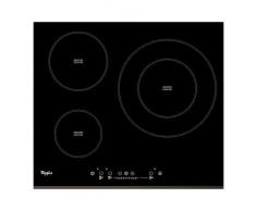 Whirlpool - Placa de inducción acm334/bf con 3 zonas de cocción