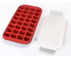 Lékué Cubitera, Silicona, Rojo, 32 cavidades