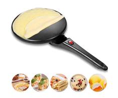 FXXJ Crepe Maker, Máquina para Hacer panqueques Redonda Antiadherente eléctrica Máquina para Hacer Crepes Sartén para Pizza Herramientas para Hornear, Waffle Maker Crepe Pan