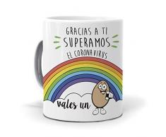 mundohuevo Taza Gracias a ti superamos el coronavirus