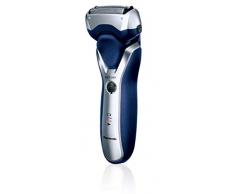 Panasonic ES-RT37-S503 - Afeitadora Eléctrica para Hombre (WET&DRY, Recargable, 3 Hojas de Acero Inoxidable, Indicador LED, 100% Lavable) Azul