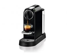 Nespresso DeLonghi Citiz EN167.B - Cafetera monodosis de cápsulas Nespresso, compacta, 19 bares, apagado automático, color negro