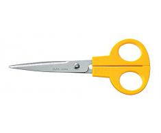 Olfa 505301 Tijera multiusos con cuchillas dentadas de acero inoxidable de 160 mm