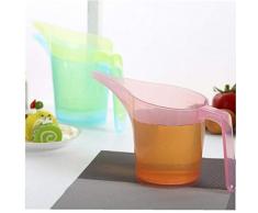 Bongles Cocina De Plástico Transparente De Digital a Largo Tazas De Medición Escala De La Medida Herramientas Accesorios (Color Azar)