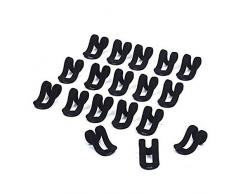 TOMYEER 20 Piezas de Ganchos para Colgar Ropa En Cascada