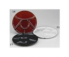 Plato Fondue Blanco cm 22