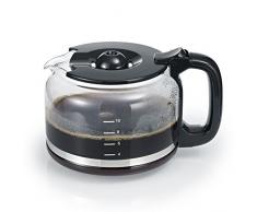 SEVERIN KA 4810 Cafetera automática con Molinillo para Café Molido o en grano temporizador desconexión automática 10 tazas acero inoxidable/negro