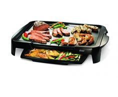 Oster 5770 - Plancha para asar con bandeja térmica (parrilla)