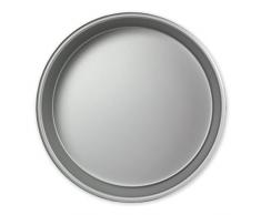 PME RND124 Molde Redondo Extra Profundo de 30 x 10cm, Aluminio, Plateado, 30 cm