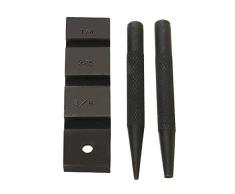 3 Piezas Portátil Motosierra Breaker, Bolsillo Punch Interruptor y Conector Barra de Motosierra Cadena Eslabones Revit Ponche Kit Reparación Reparar Herramienta Set