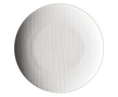 Rosenthal Mesh Weiss Plato Llano, Blanco, 30 cm diÃ¡metro