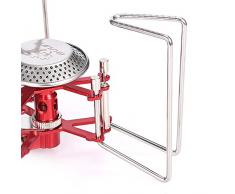 Al aire libre Camping plegable Split estufa de gas Cocina encendedor Calentador de quemador de mechero encendedor para mochila senderismo Camping Picnic pesca